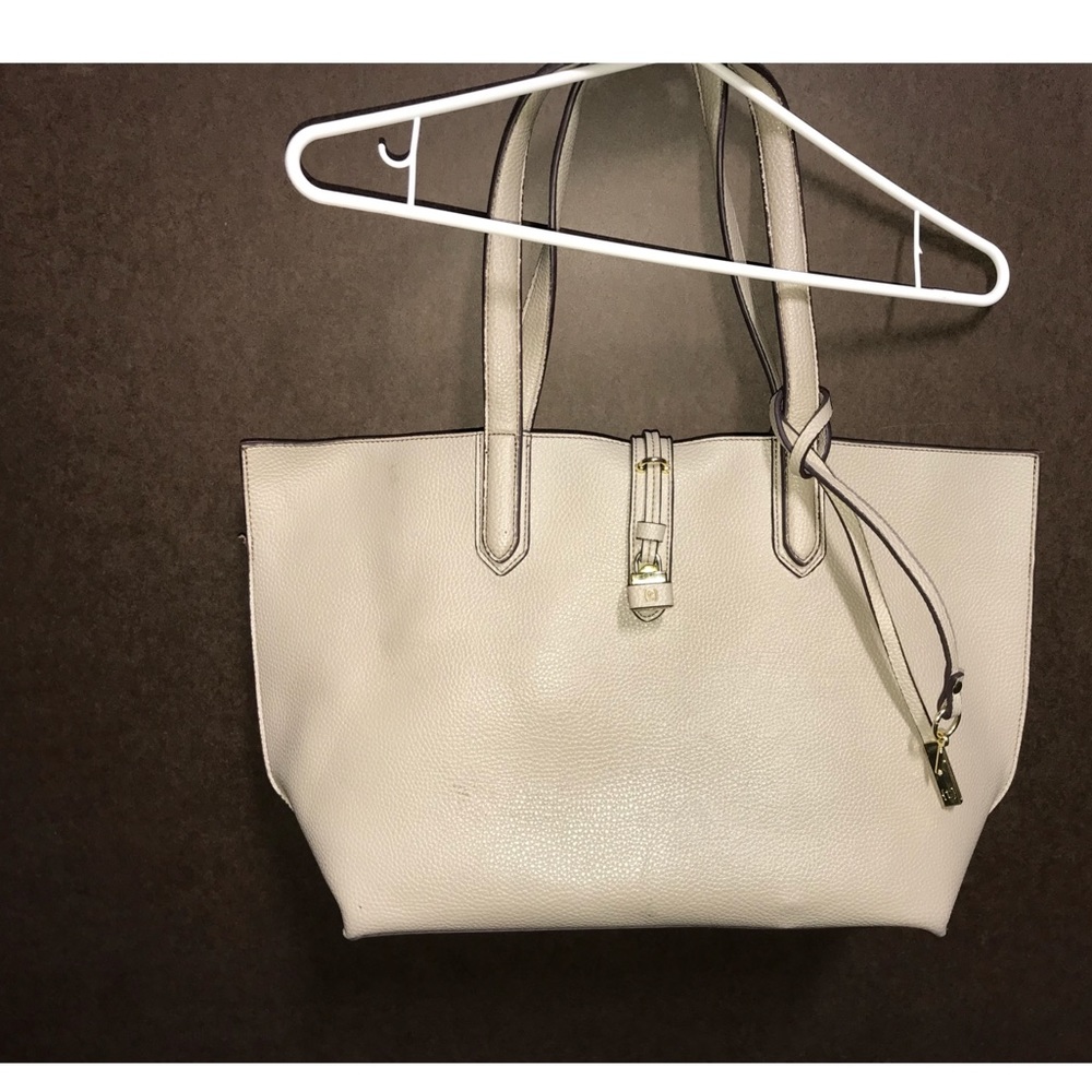 Big cream purse